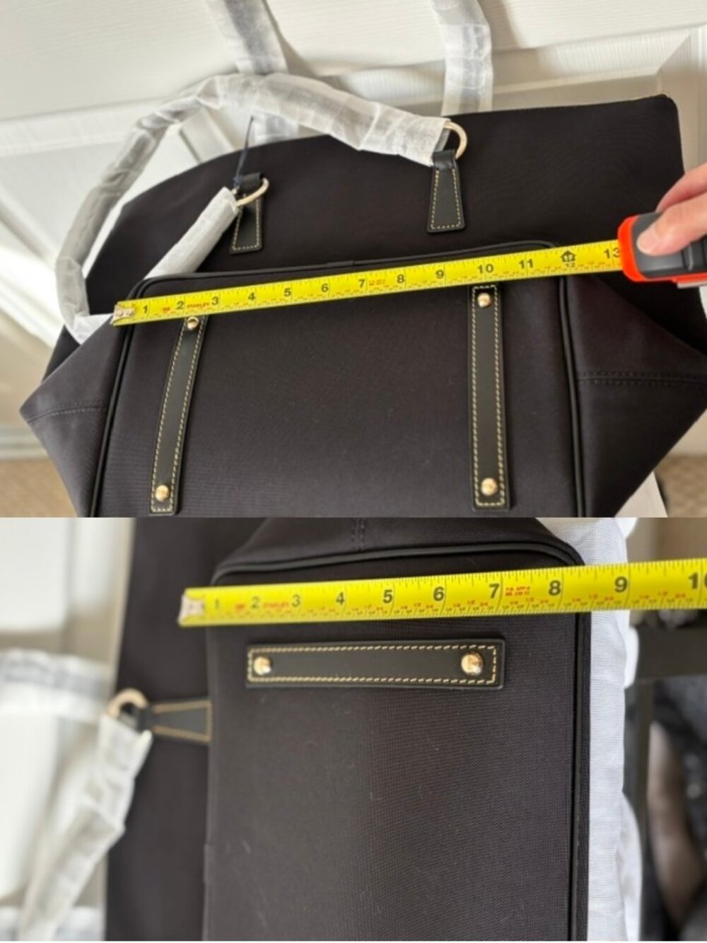 Dooney & Bourke Nylon Tobi Tote Bag Black - Picture 13 of 16